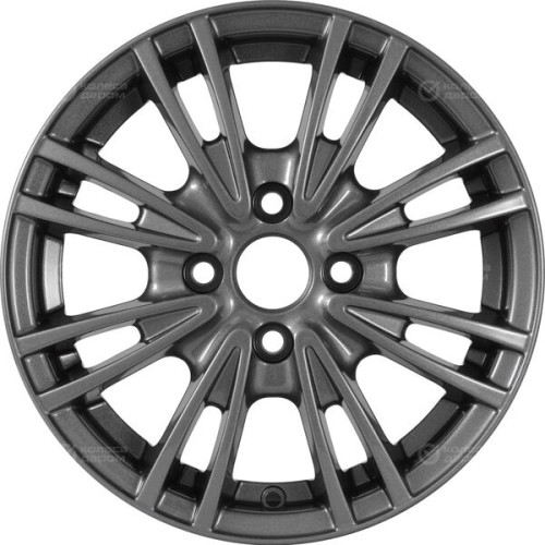 Колесный диск СКАД Пантера 5.5xR14 4x100 ET39 DIA67.1 темно-серый цвет с перламутровыми оттенками