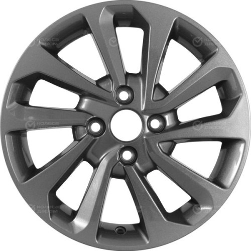 Колесный диск СКАД KL-320 6xR15 4x100 ET46 DIA54.1 темно-серый цвет с перламутровыми оттенками