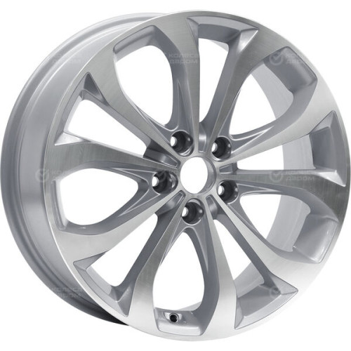 Колесный диск Replay Ki129 7xR17 5x114.3 ET48 DIA67.1 серебристый полированный