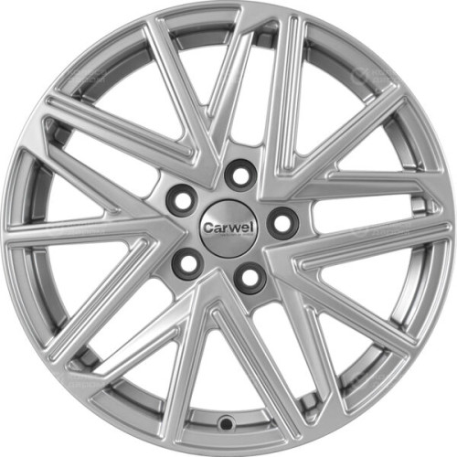 Колесный диск Carwel Галилео 6xR16 5x114.3 ET43 DIA67.1 серебристый