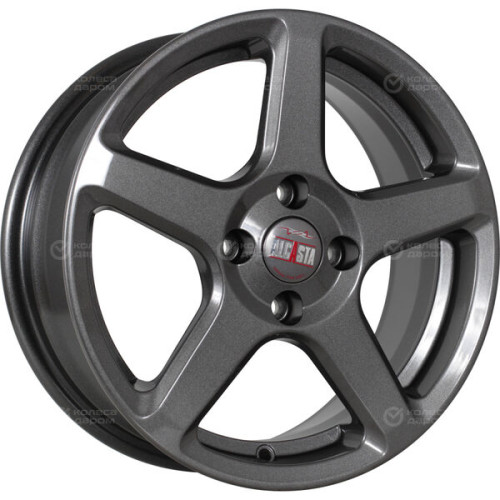 Колесный диск Alcasta M62 6.5xR16 5x108 ET45 DIA63.35 темно-серый цвет с перламутровыми оттенками