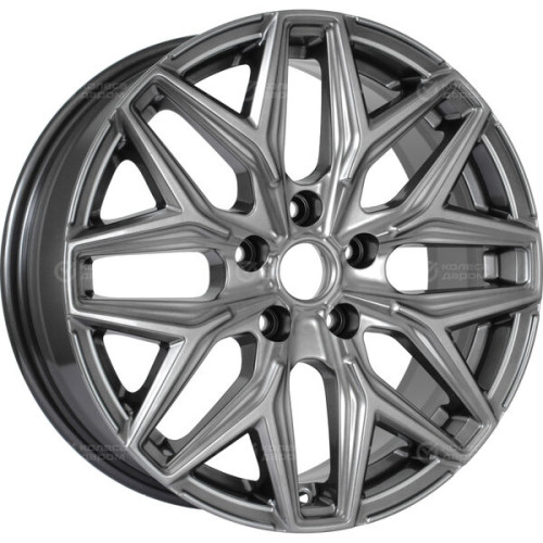 Колесный диск КиК Ариус 7xR17 5x114.3 ET40 DIA67.1 темно-серебристый