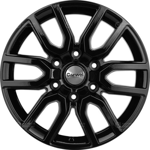 Колесный диск Carwel Барал 1723 8xR17 6x139.7 ET30 DIA106.1 черный
