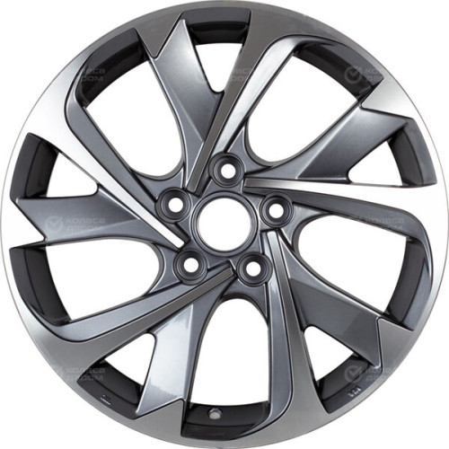 Колесный диск Replay LX73 7xR17 5x114.3 ET35 DIA60.1 насыщенный темно-серый полностью полированный