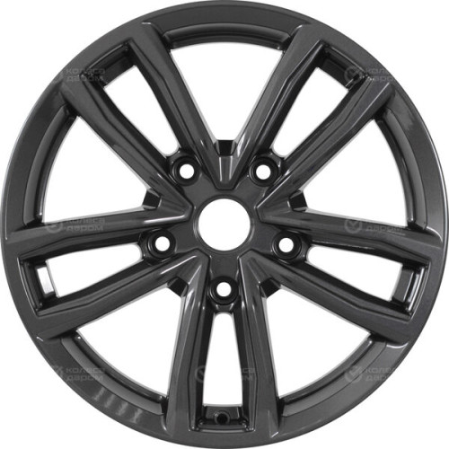 Колесный диск КиК Каланг 6.5xR17 5x112 ET43 DIA66.6 насыщенный темно-серый полностью полированный
