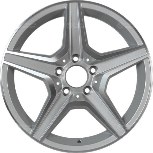 Колесный диск Replay MR75 8xR18 5x112 ET43 DIA66.6 серебристый полированный