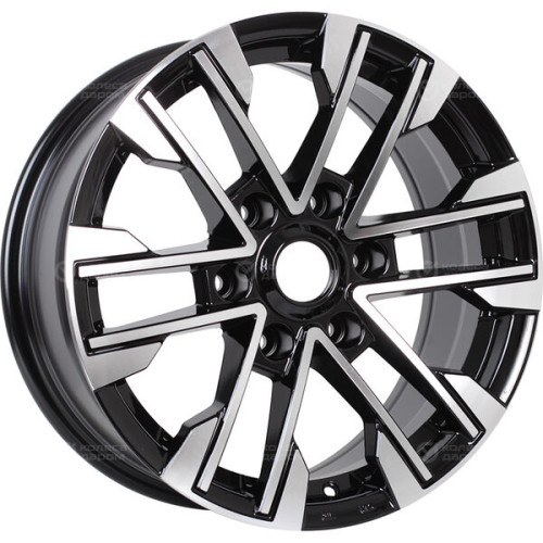 Колесный диск Replay TY310 7.5xR17 6x139.7 ET25 DIA106.1 черный полностью полированный