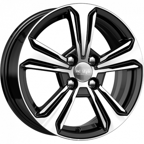 Легковой диск КиК КС777 6x15 4x100 ET46 54,1 Алмаз черный