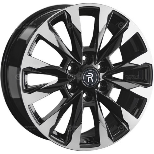Колесный диск Replay TY403 8xR20 6x139.7 ET60 DIA95.1 черный глянцевый с полированной лицевой частью