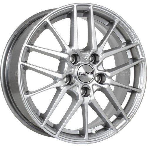 Колесный диск Carwel Лача 6.5xR16 5x114.3 ET50 DIA66.1 серебристый