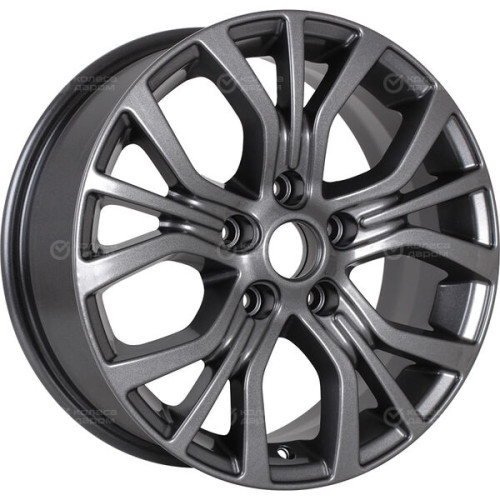 Колесный диск KHOMEN KHW1608 (ZV16_Optima) 6.5xR16 5x114.3 ET41 DIA67.1 насыщенный темно-серый