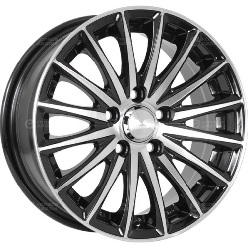 Колесный диск LS LS 804 6.5xR15 4x100 ET45 DIA73.1 черный полностью полированный