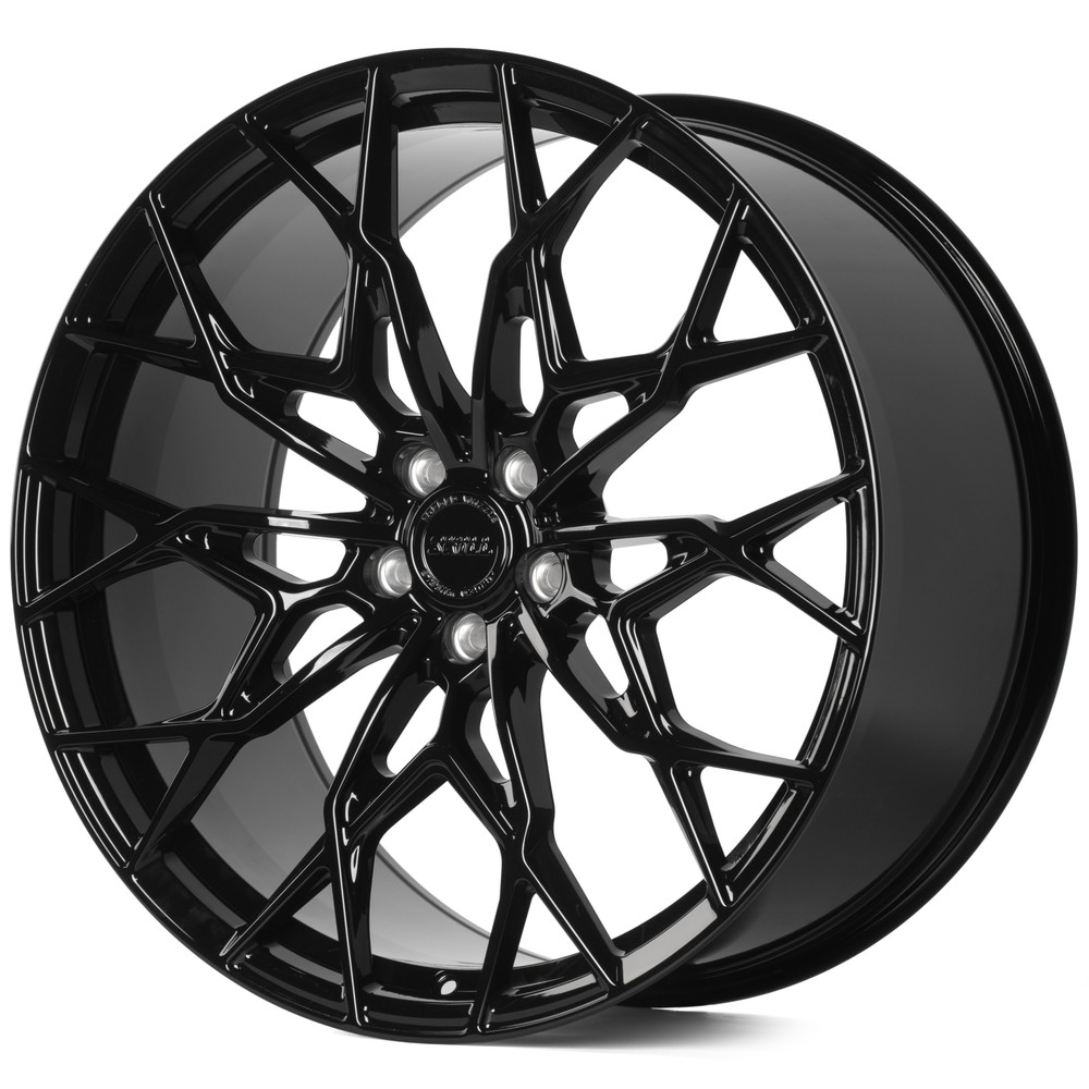 Легковой диск Skill Wheels SL164 10x22 5x112 ET56 66,6 чёрный глянцевый