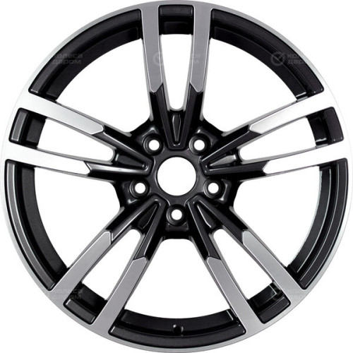 Колесный диск Replay LX230 8xR18 5x114.3 ET30 DIA60.1 черный глянцевый с полированной лицевой частью