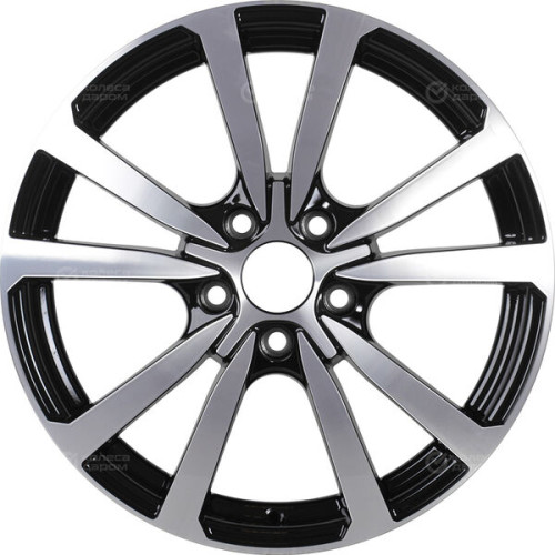 Колесный диск iFree Бэнкс 7xR17 5x114.3 ET45 DIA67.1 (уценка) чёрный глянцевый с полированной лицевой частью