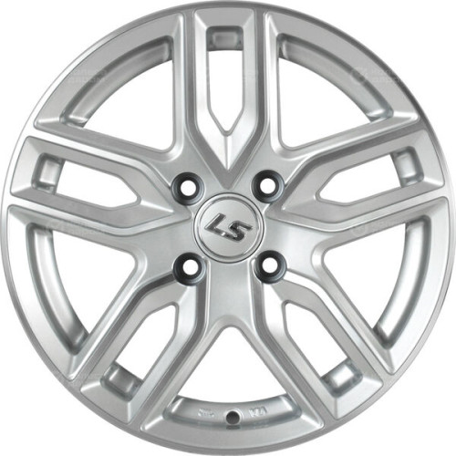 Колесный диск LS LS 735 6.5xR15 4x100 ET40 DIA73.1 серебристый полированный
