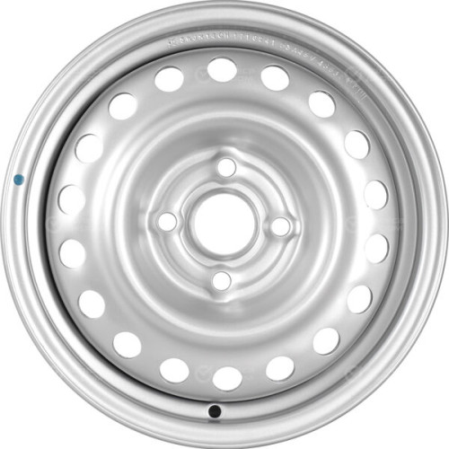 Колесный диск Евразиа ТАПО 53A45V Евразиа ТАПО 5.5xR14 4x100 ET45 DIA56 серебристый