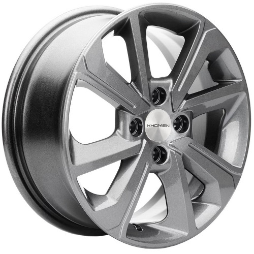 Легковой диск Khomen Wheels KHW1501 6x15 4x100 ET37 60,1 G-Silver