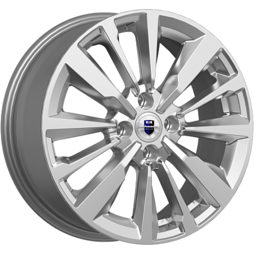 Легковой диск КиК Эрман 6,5x16 4x100 ET45 67,1 Дарк платинум