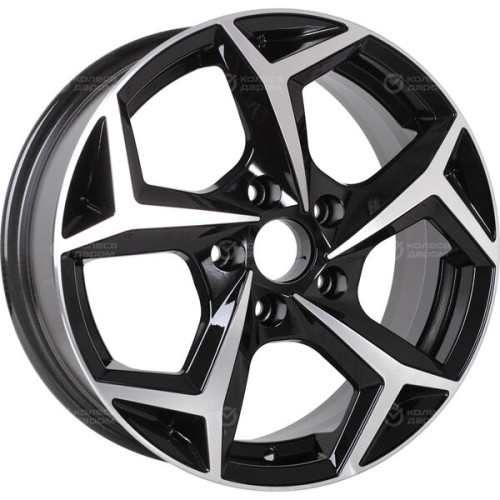Колесный диск RST R066 6.5xR16 5x114.3 ET40 DIA60.1 глянцевый черный с полированной лицевой частью