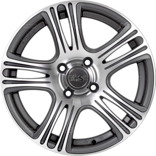 Колесный диск LS LS 318 6.5xR15 4x100 ET40 DIA73.1 насыщенный темно-серый полностью полированный