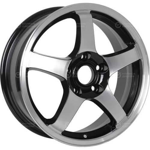 Колесный диск CrossStreet CR14 6.5xR16 5x108 ET50 DIA63.4 черный полностью полированный