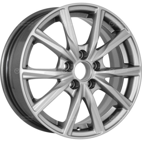 Колесный диск Carwel Гамма 115 6xR15 5x114.3 ET38 DIA67.1 серебристый металлик