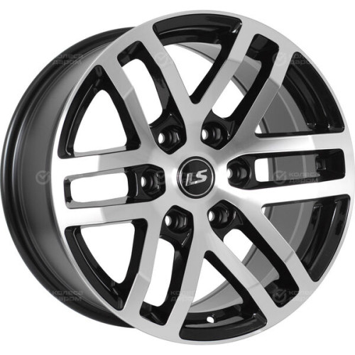 Колесный диск LS LS 1279 9xR20 6x139.7 ET25 DIA106.1 черный полностью полированный