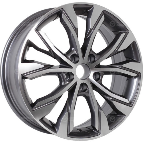 Колесный диск Replay GL74 7xR18 5x114.3 ET53 DIA54.1 насыщенный темно-серый полностью полированный