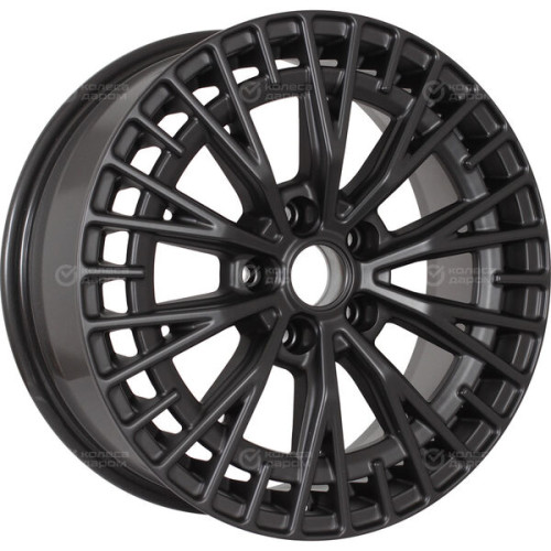 Колесный диск KDW KD1730 7xR17 5x114.3 ET48 DIA54.1 (уценка) черный матовый
