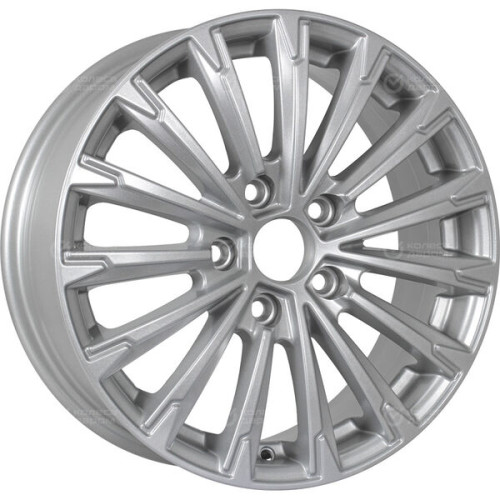 Колесный диск KDW KD1610 6.5xR16 5x114.3 ET50 DIA66.1 (уценка) глянцевый серебристый