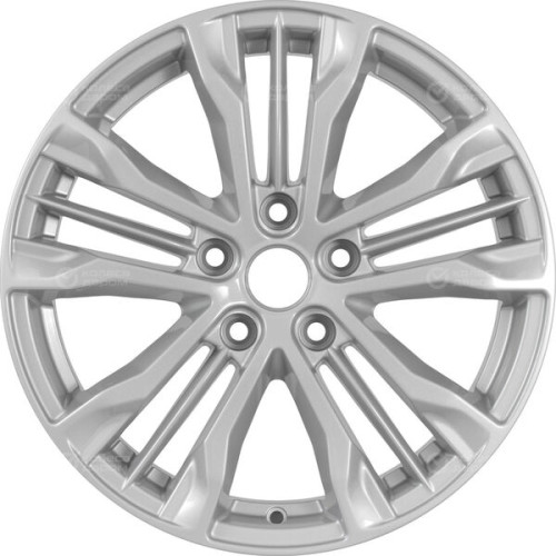 Колесный диск WUP Up106 7xR17 5x114.3 ET37 DIA66.6 глянцевый серебристый