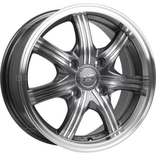 Колесный диск LS LS 323 7xR17 5x112 ET45 DIA57.1 насыщенный темно-серый полностью полированный
