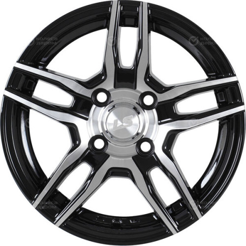 Колесный диск LS LS 569 6.5xR15 5x100 ET40 DIA73.1 черный полностью полированный