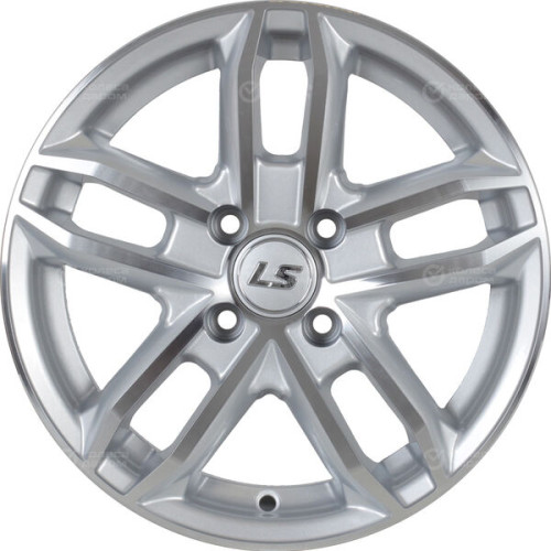 Колесный диск LS LS 376 7xR16 5x114.3 ET40 DIA73.1 серебристый полированный