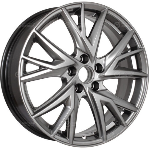 Колесный диск КиК Кайлас 6.5xR18 5x114.3 ET34 DIA66.6 темно-серебристый