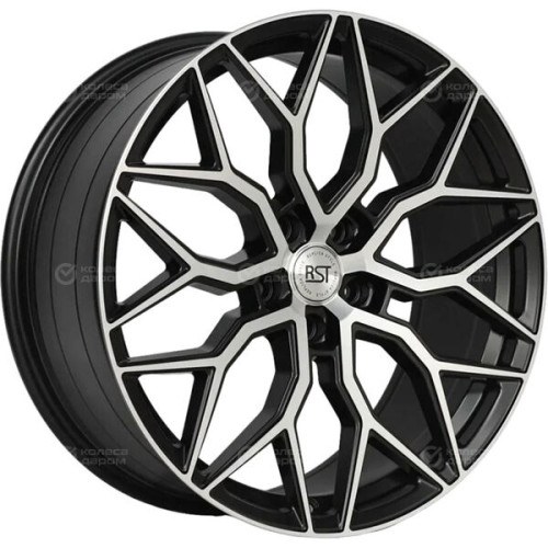 Колесный диск RST R2104FF 9xR21 5x114.3 ET40 DIA67.1 матовый черный с полированной лицевой частью