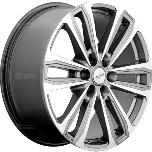 Колесный диск X-trike X142 8.5xR20 6x139.7 ET60 DIA95.1 темно-серебристый с полированной лицевой частью
