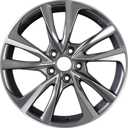 Колесный диск Replay INF36 7.5xR18 5x114.3 ET45 DIA66.1 насыщенный темно-серый полностью полированный