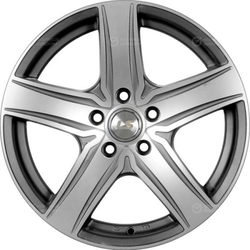 Колесный диск LS LS 230 7xR17 5x112 ET45 DIA57.1 насыщенный темно-серый полностью полированный