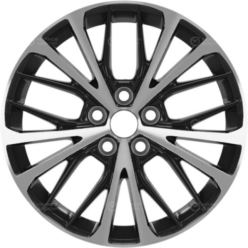 Колесный диск Replay TY279 7.5xR17 5x114.3 ET45 DIA60.1 черный глянцевый с полированной лицевой частью