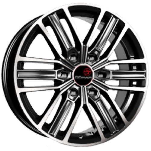 Легковой диск Вектор B218 7,5x18 6x139,7 ET25 106,1 Алмаз черный