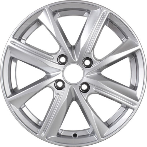 Колесный диск КиК Арнар 6xR15 4x100 ET35 DIA67.1 насыщенный темно-серебристый цвет