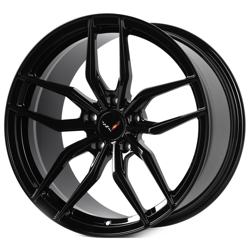Легковой диск Skill Wheels CS661 10x19 5x120,65 ET43 70,3 чёрный глянцевый