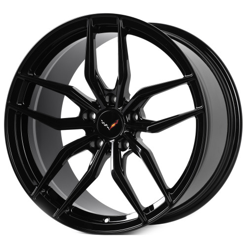 Легковой диск Skill Wheels CS661 10x19 5x120,65 ET43 70,3 чёрный глянцевый