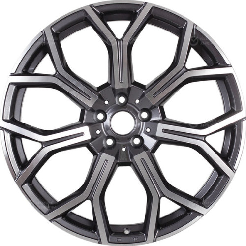 Колесный диск Replay LR80 9.5xR21 5x120 ET49 DIA72.6 насыщенный темно-серый полностью полированный