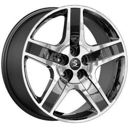 Легковой диск КиК Premium КР008 8,5x20 5x114,3 ET47 67,1 Diamond Black Gris