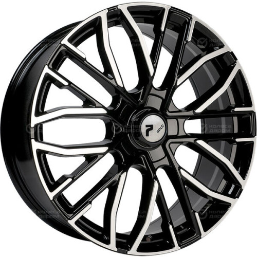 Колесный диск RPLC ZKR2 8.5xR21 5x108 ET40 DIA63.4 черный, с полированной лицевой поверхностью