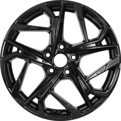 Колесный диск Carwel Цаган 1716 7xR17 5x110 ET46 DIA63.3 чёрный