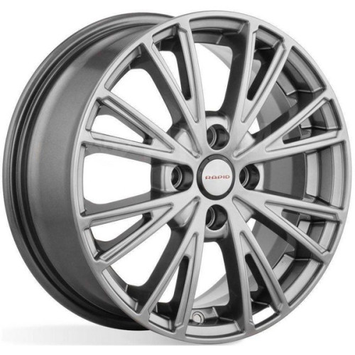 Легковой диск Rapid Меандр 6x16 4x100 ET37 60,1 Дарк платинум